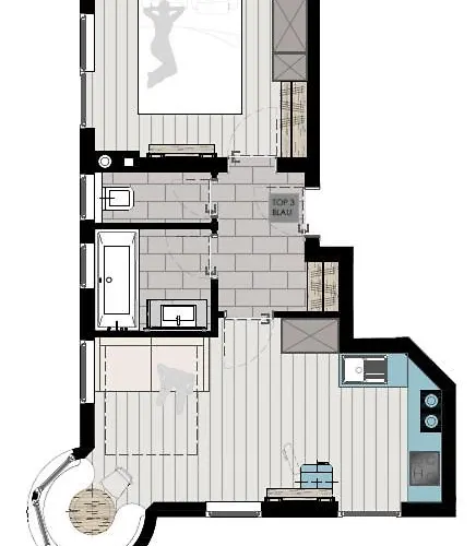 Dahuam In Mit Balkoniterrasse Apartamento *