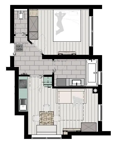 Apartamento Dahuam In Mit Balkoniterrasse *